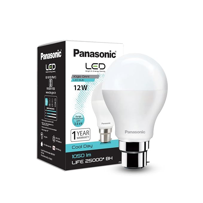 Panasonic 15W B22 LED Cool Day Light Bulb
