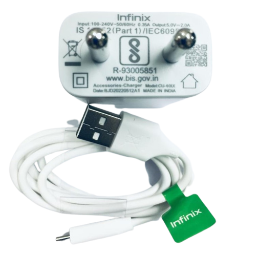 Infinix Charger 2A with Micro USB Cable