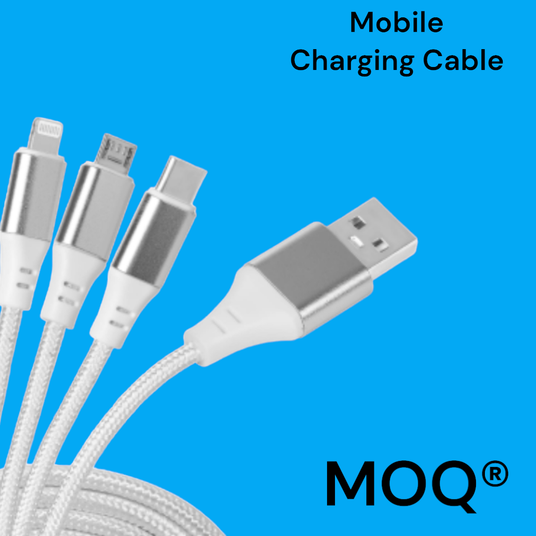 USB CHARGING CABLE FOR MICRO USB , TYPE C AND IPHONE 