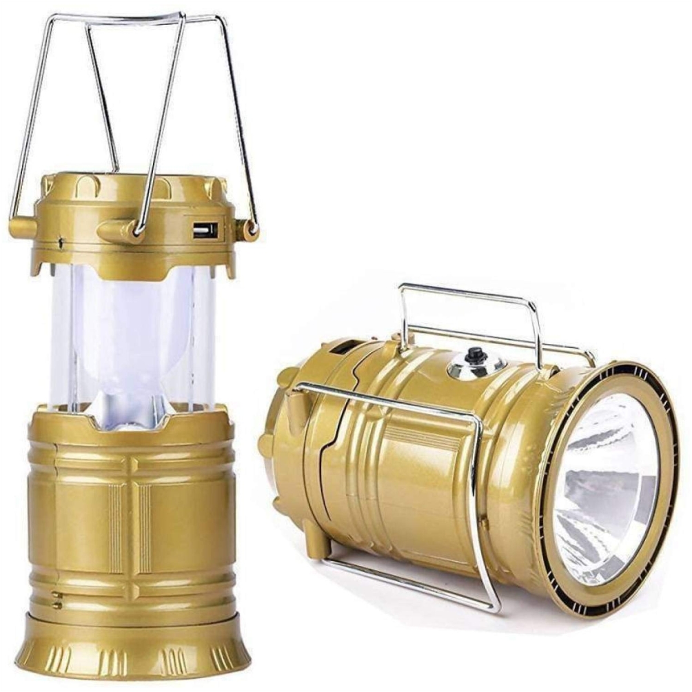 Stryam Recharable Emergency Lantern 5800T 6 Plus 1 LED (USB Mobile Charging 2 Power Source)
