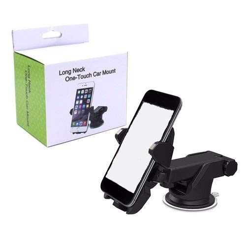 BUYMOOR Long Neck One Touch Car Mobile Phone Holder with 360 Degree Rotating for Dashboard/Windshield for iPhone and Android Brand: UBL