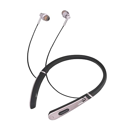 Tessco EB-335 Pro Wireless in Ear Bluetooth Neckband with ENC Mic, 50hr Playtime, ASAP Charging and Pairing. Compatible with iOS/Android Smartphones, Laptop, Tablet & Computer