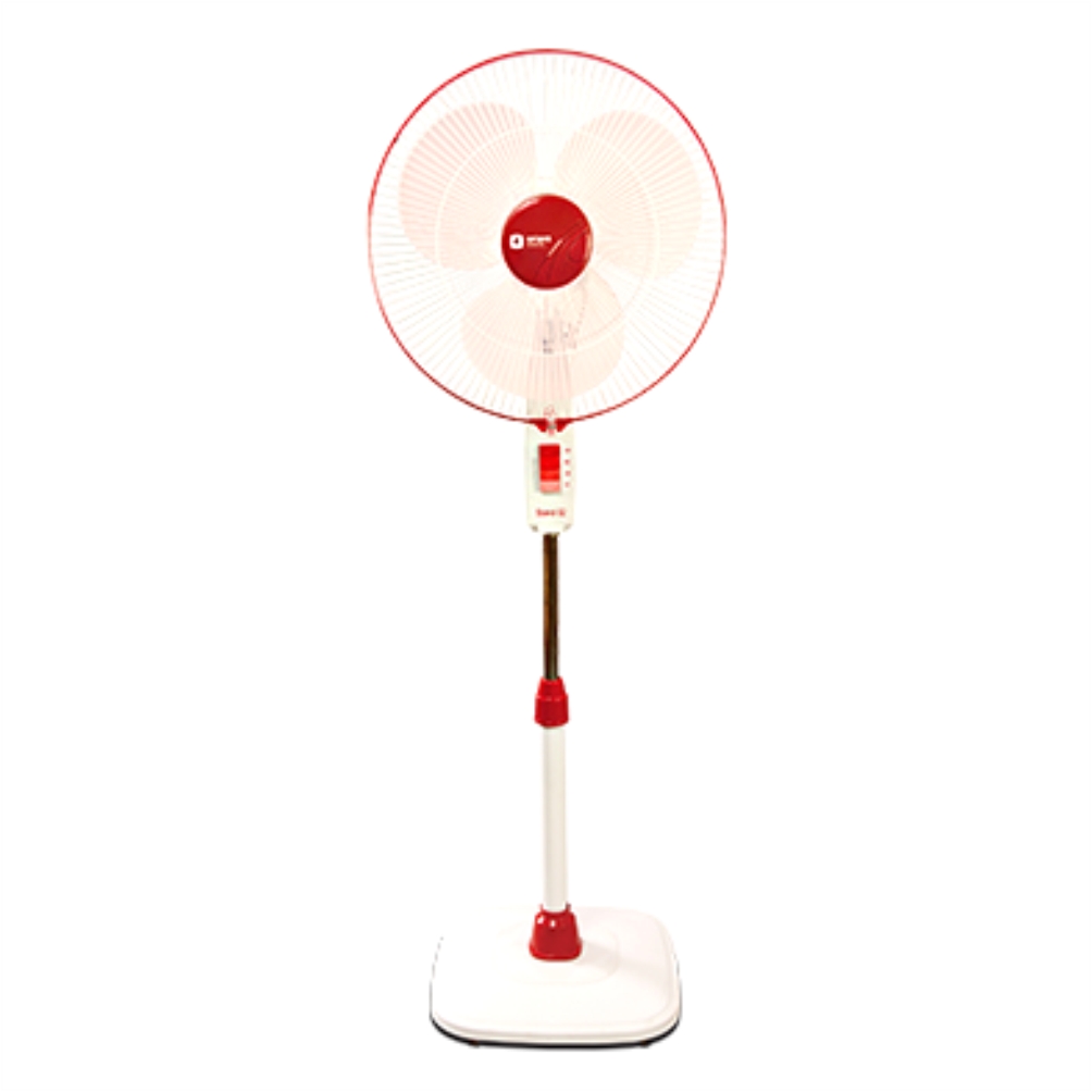 Orient Electric Stand 32 400 mm 3 Blade Pedestal Fan (Crimson Red - White)