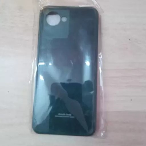 Realme C30 Plastic Back Cover (Green)