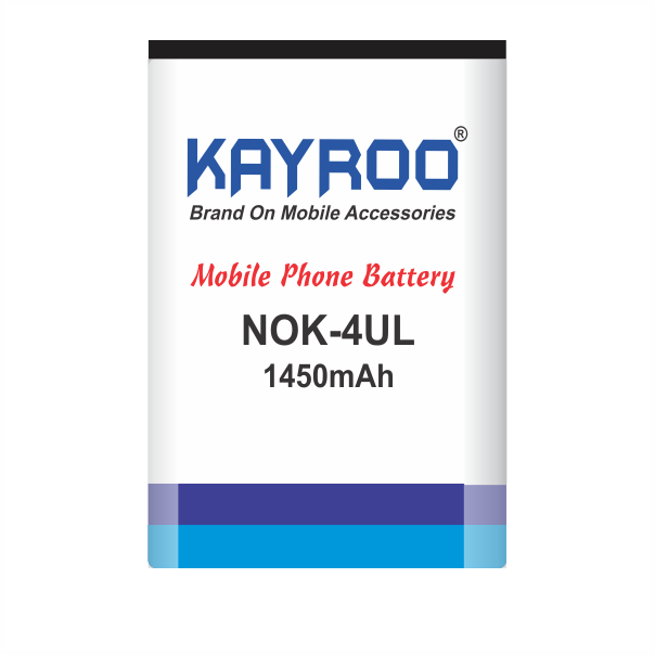 KAYROO Mobile Battery for Nokia 3310 / Lumia 225 ( 4UL ), 1450 mAh Battery