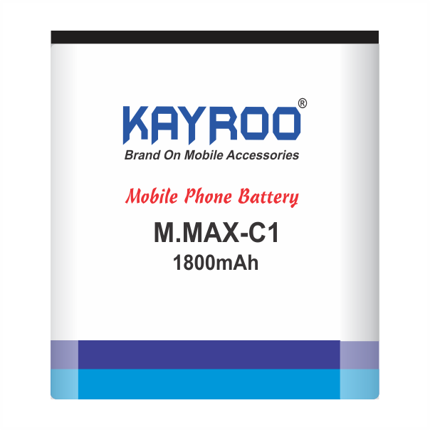 KAYROO Mobile Battery for Micromax C1 / Canvas A1, 1800 mAh Battery
