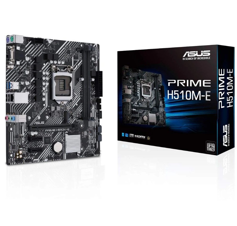 ASUS Prime Motherboard H510M - EMicroATX LGA1200 for 11th & 10th Gen Processor DDR4