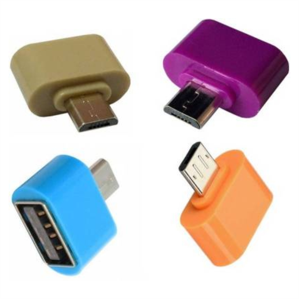 Smart Micro USB OTG Adapter (Pack of 2) Multi color