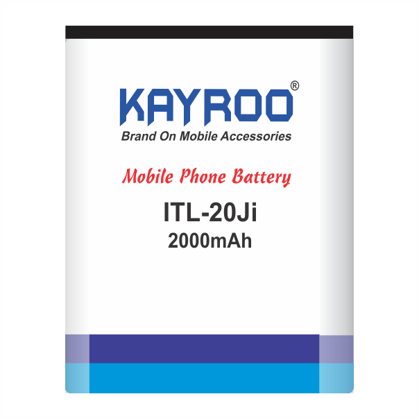 KAYROO Mobile Battery for Itel 20Ji (BL-20Ji), 2000 mAh Battery