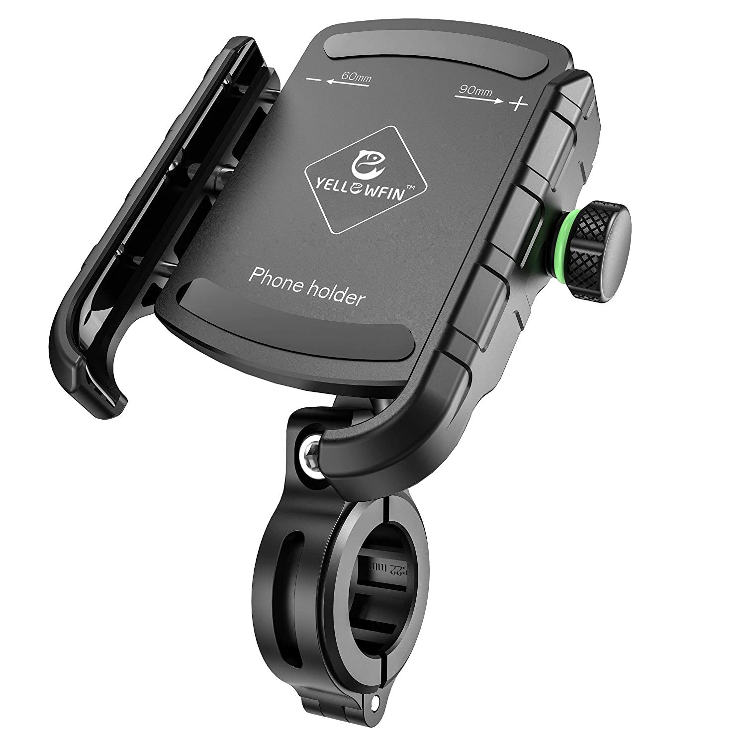 Jaw Grip Waterproof Bike | Motorcycle | Scooter | Cycle | Bicycle Mobile Phone Holder Mount with 360° Rotation for Maps and GPS Navigation