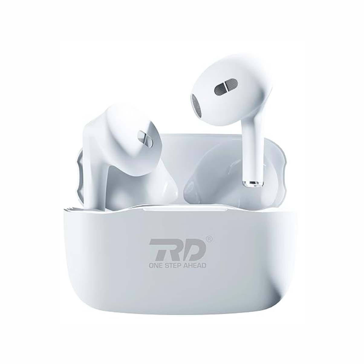 RD WS-952, Truly Wireless White Earbuds, M 13mm Drivers, 42H Playtime, ENC Noise Bluetooth Headset  (White, In the Ear)