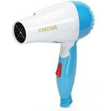 NOVA Professional Folding Hair Dryer with 2 Speed Control 1000W Multi color New (Mini)-Assorted Color
