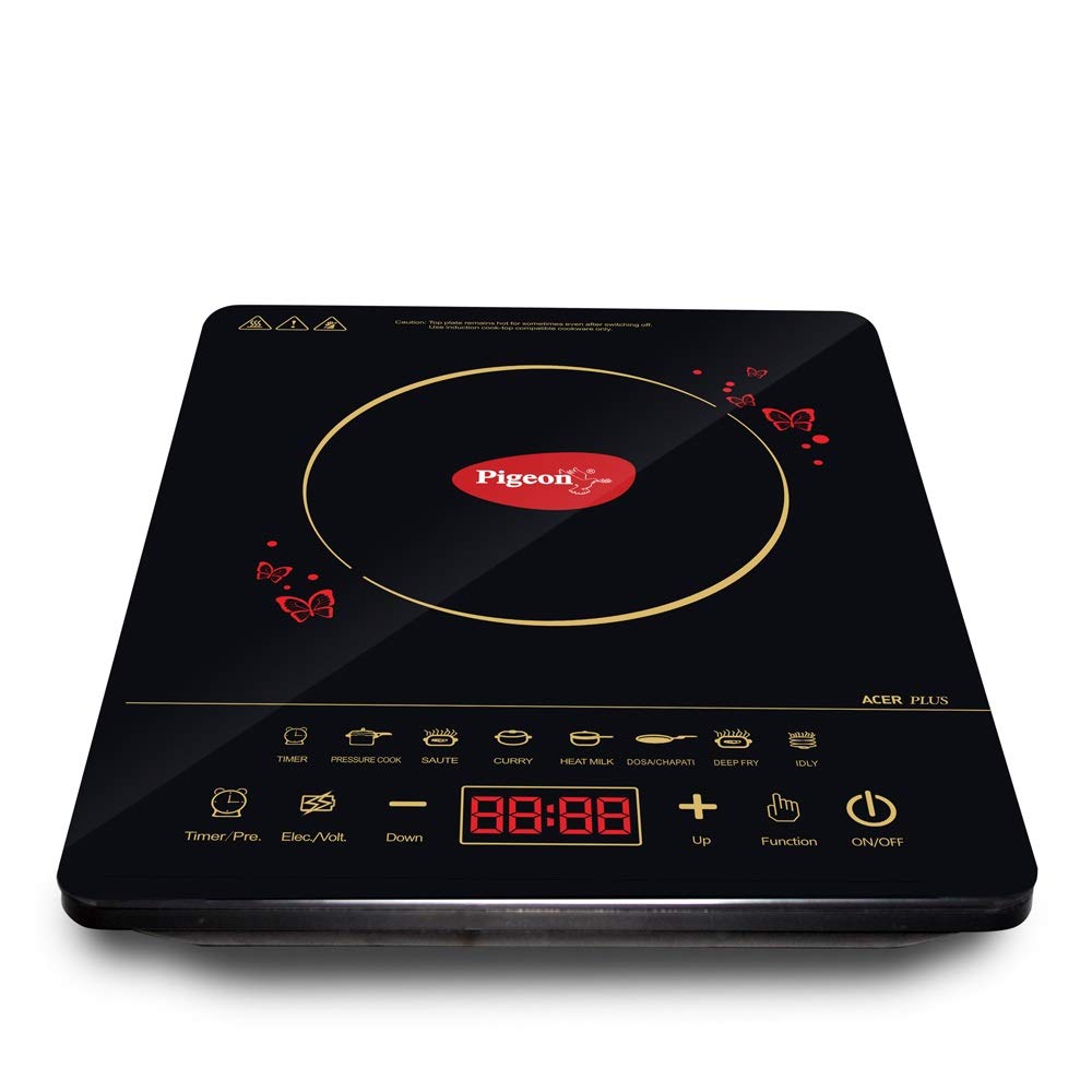 Pigeon Acer plus Induction Cooktop with Touch Panel (Black)