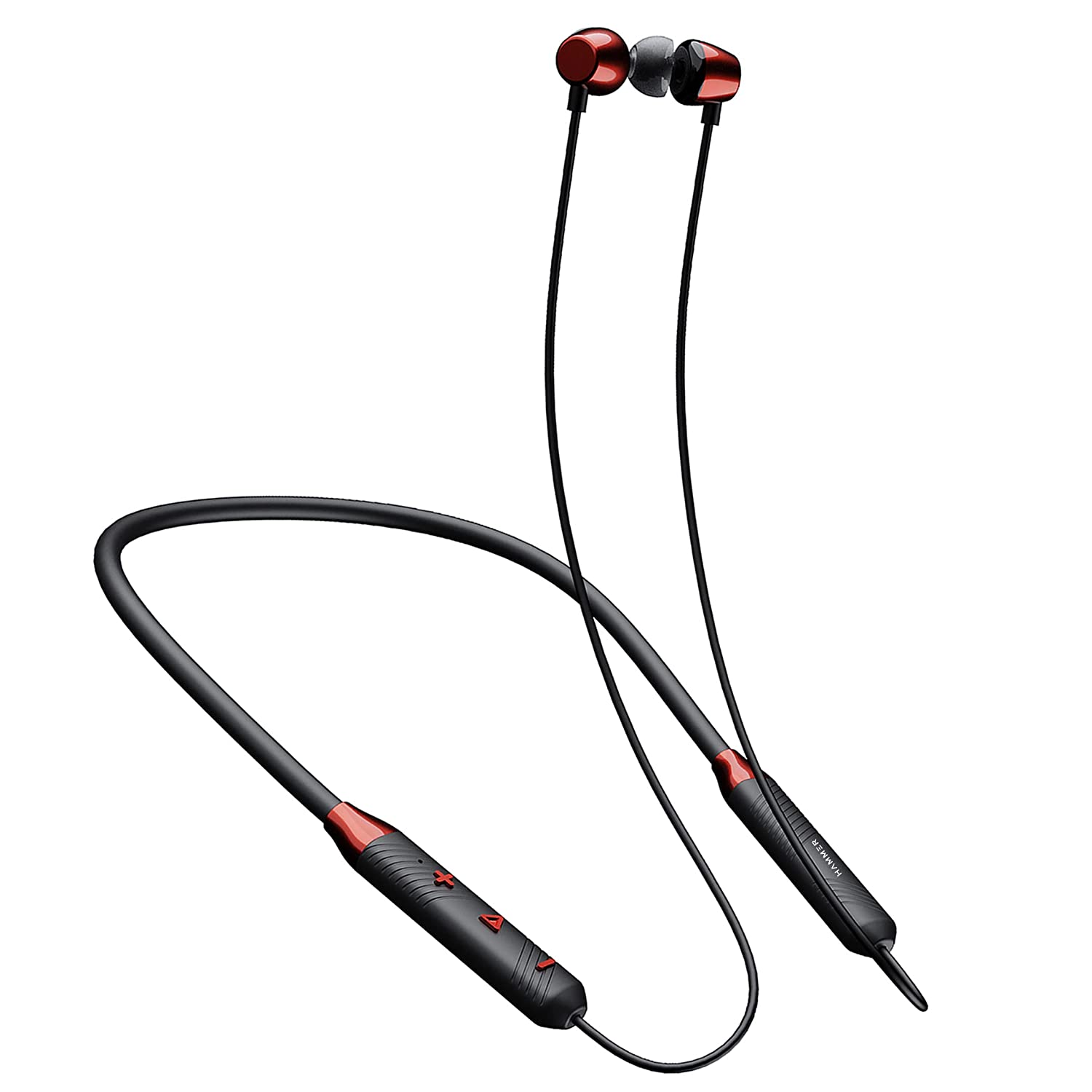 Hammer Sting 3.0 In-Ear Wireless Bluetooth Neckband Upto 30 hours Playback with IPX3 and Magnetic Eartips