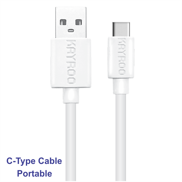 KAYROO Type C Cable, Data, Charging Cable ( Portable )
