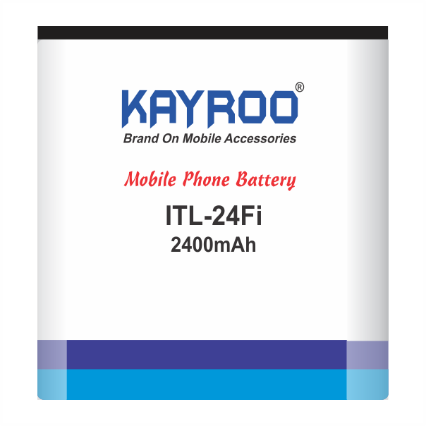 KAYROO Mobile Battery for Itel S12 / (BL-24Fi), 2400 mAh Battery