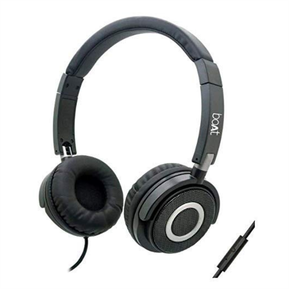 boAt BassHeads 910 Super Extra Bass Wired Headphones 