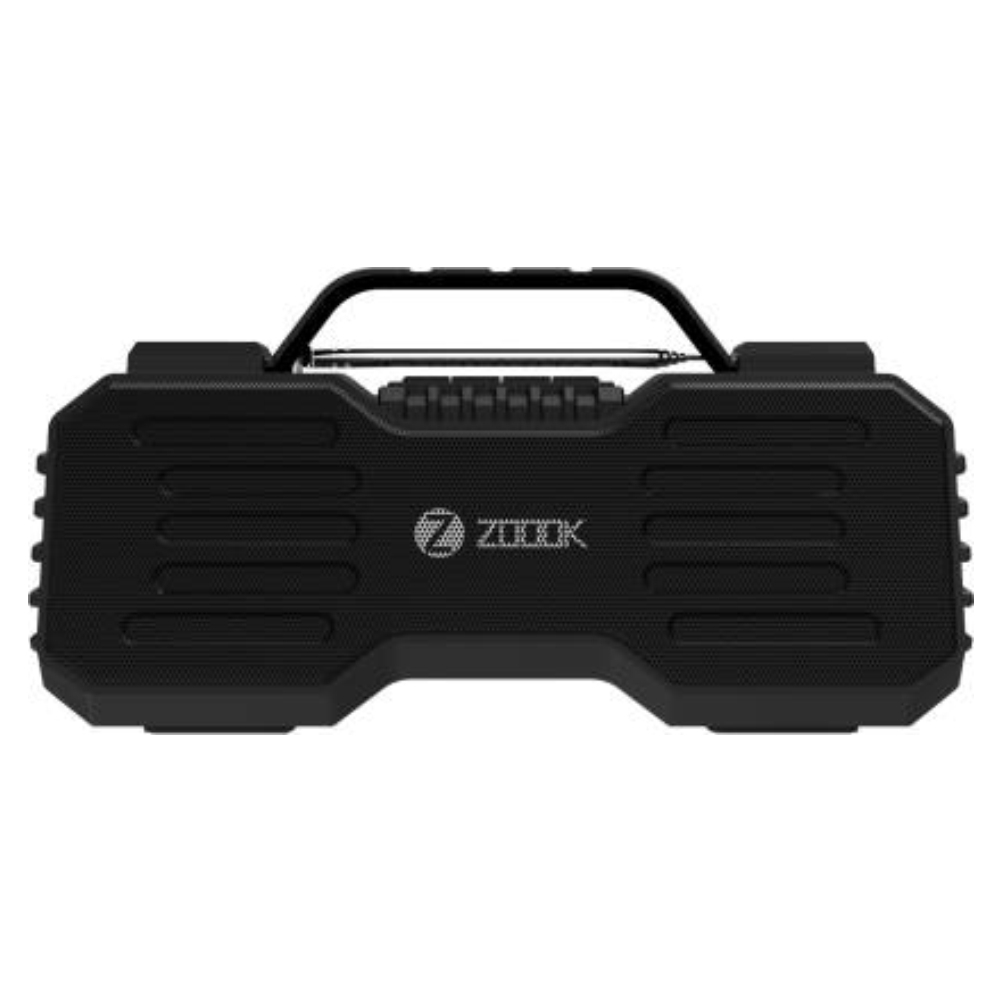 Zoook Rocker Boombox Atom 10W Bluetooth Speaker Portable Radio Station (Black)