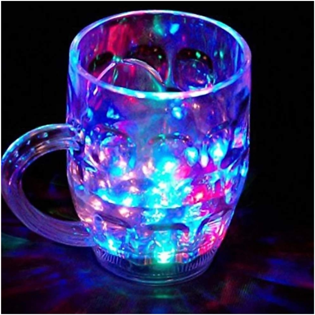 Rainbow Color Cup with LED Light (Multicolor)