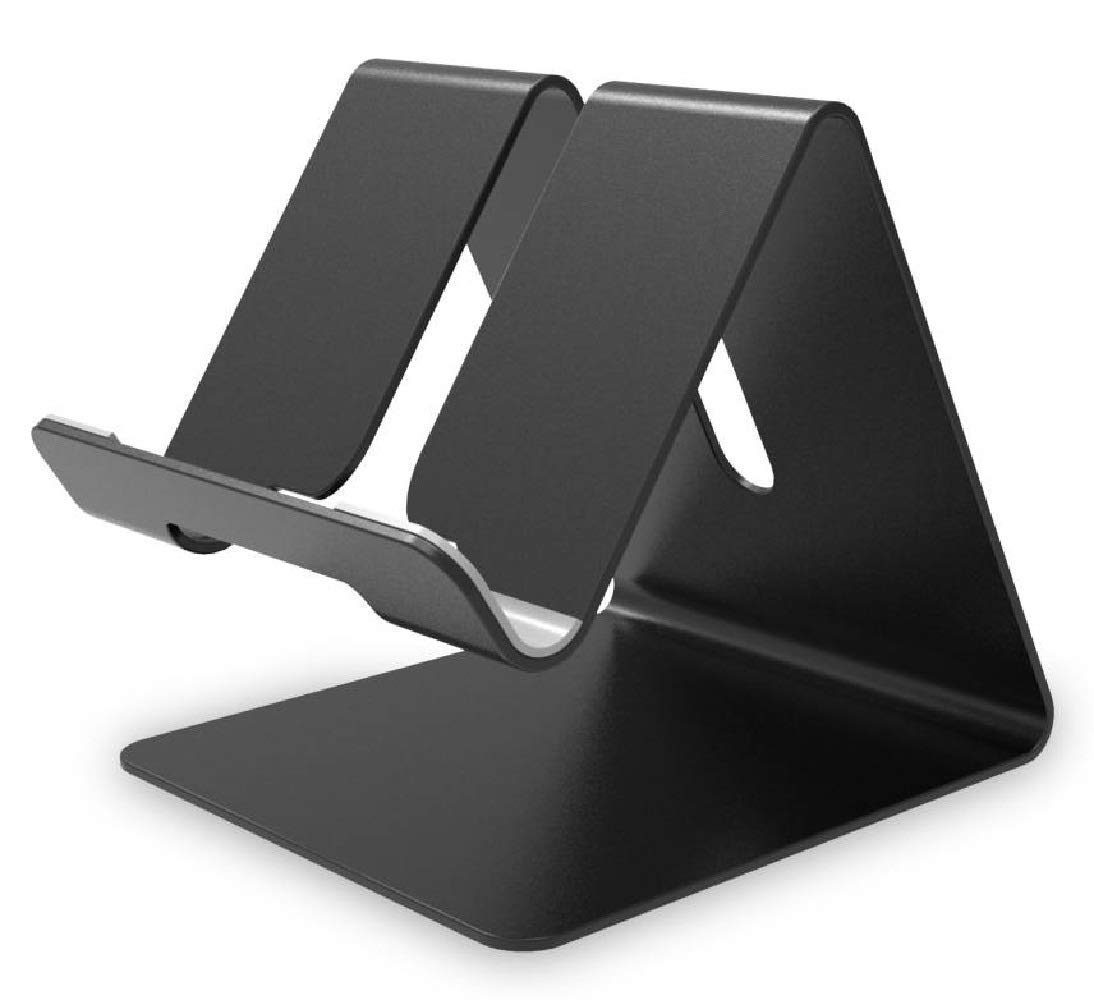 BUYMOOR Mobile Phone Metal Stand/Holder Enhanced Aluminum Stand Holder for Smartphones and Tablets