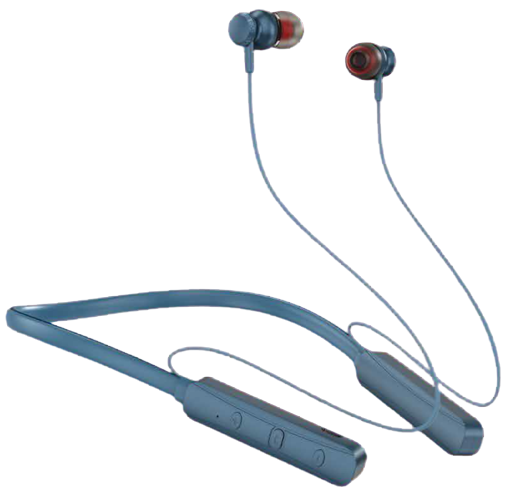 KAYROO Neckband Bluetooth Headset, In the Ear with magnetic earpieces (Upto 25 Hours) KNB 201