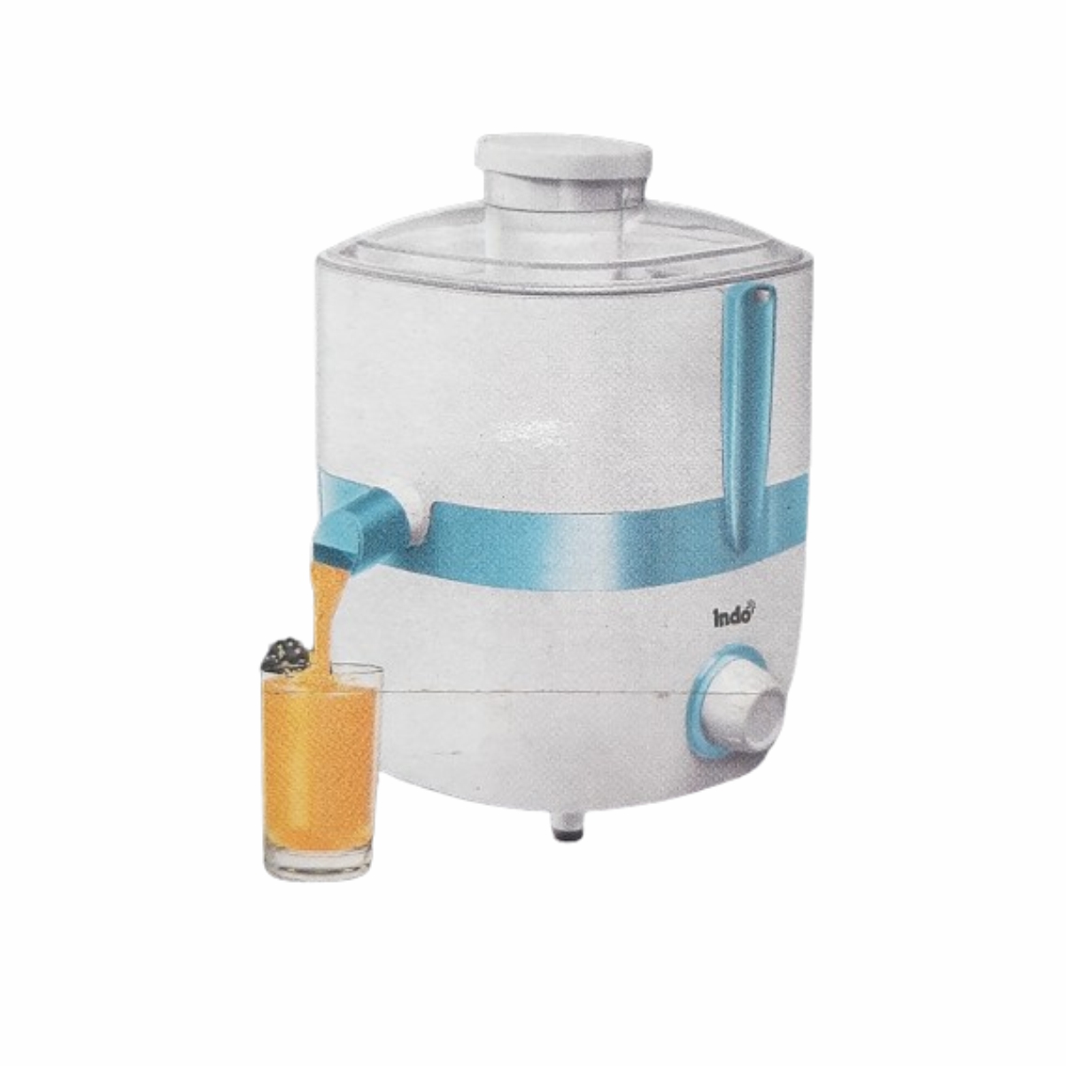 INDO PRO JUICER WITH ISI MARK 2 YEAR WARRANTY ON MOTOR COLOR WHITE PACK OF 1