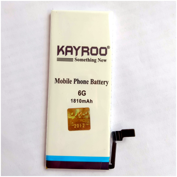 KAYROO Mobile Battery for Apple iPhone 6 and 6G / 1810 mAh Battery