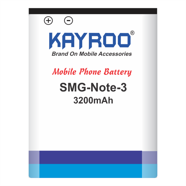 KAYROO Mobile Battery for Samsung Galaxy Note-3 / 3200 mAh Compatible Mobile Battery for Samsung Galaxy Note-3 N9000 / N9005 / LTE / 4G