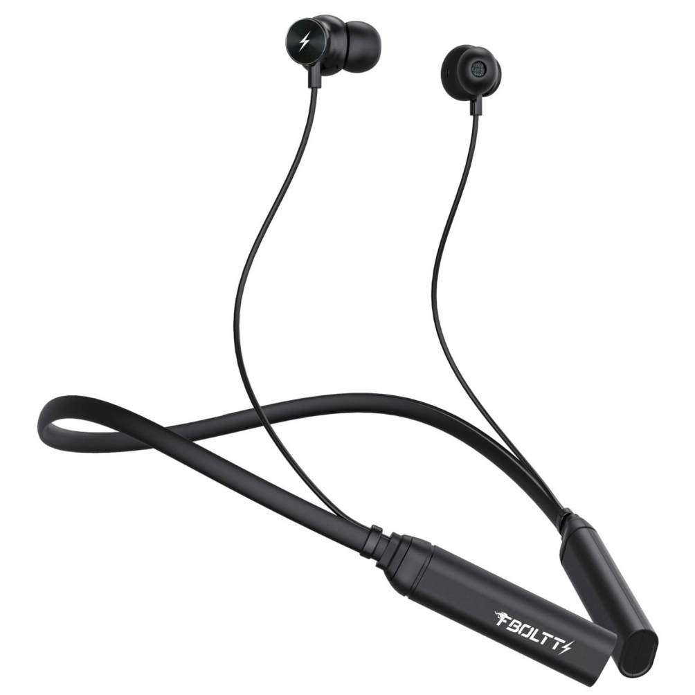 Fire-Boltt Echo 1000 Neckband in Ear Wireless Bluetooth Earphones with Explosive Sound, Google & Siri Assistance