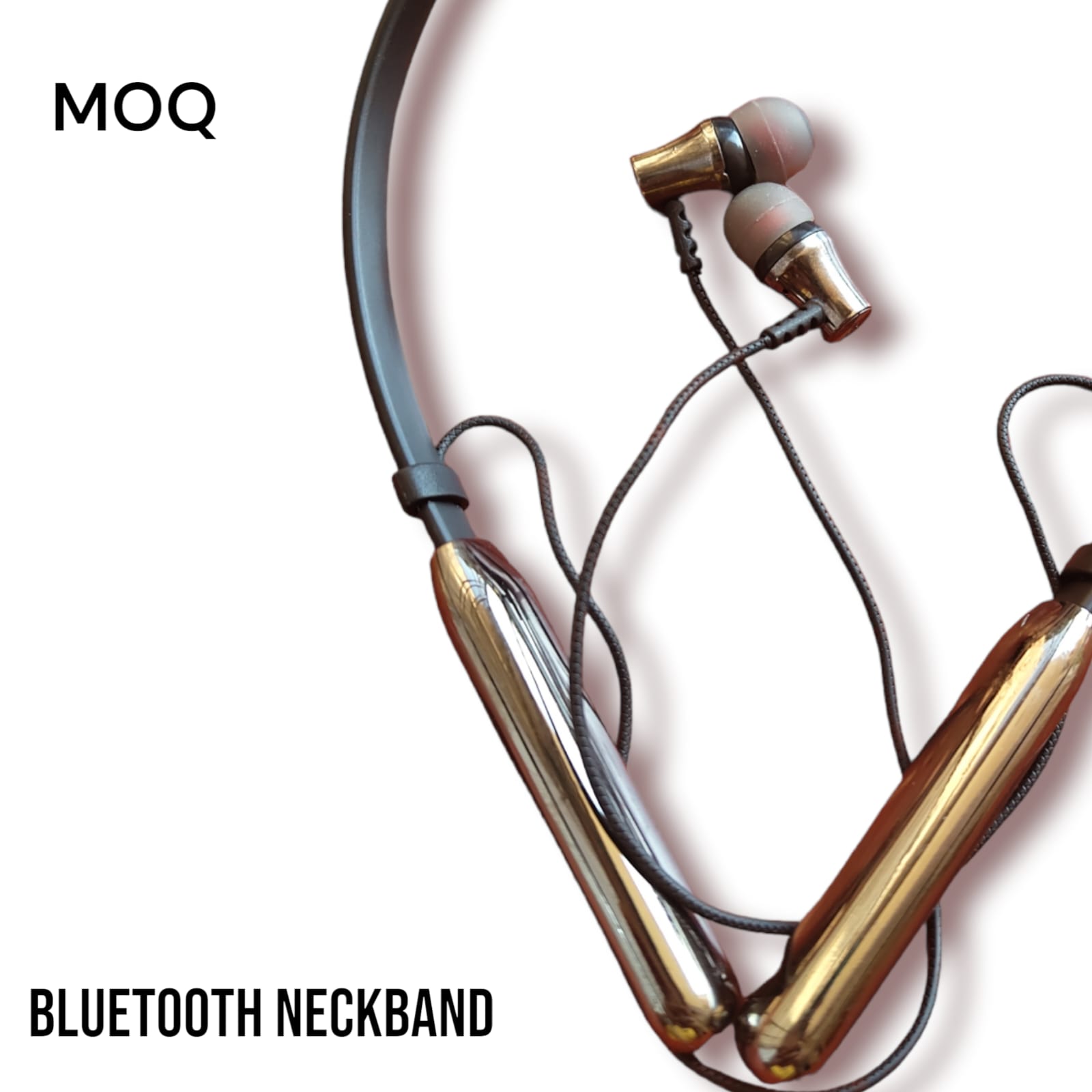MOQ BASS WAVE BLUETOOTH NECKBAND EARPHONE 