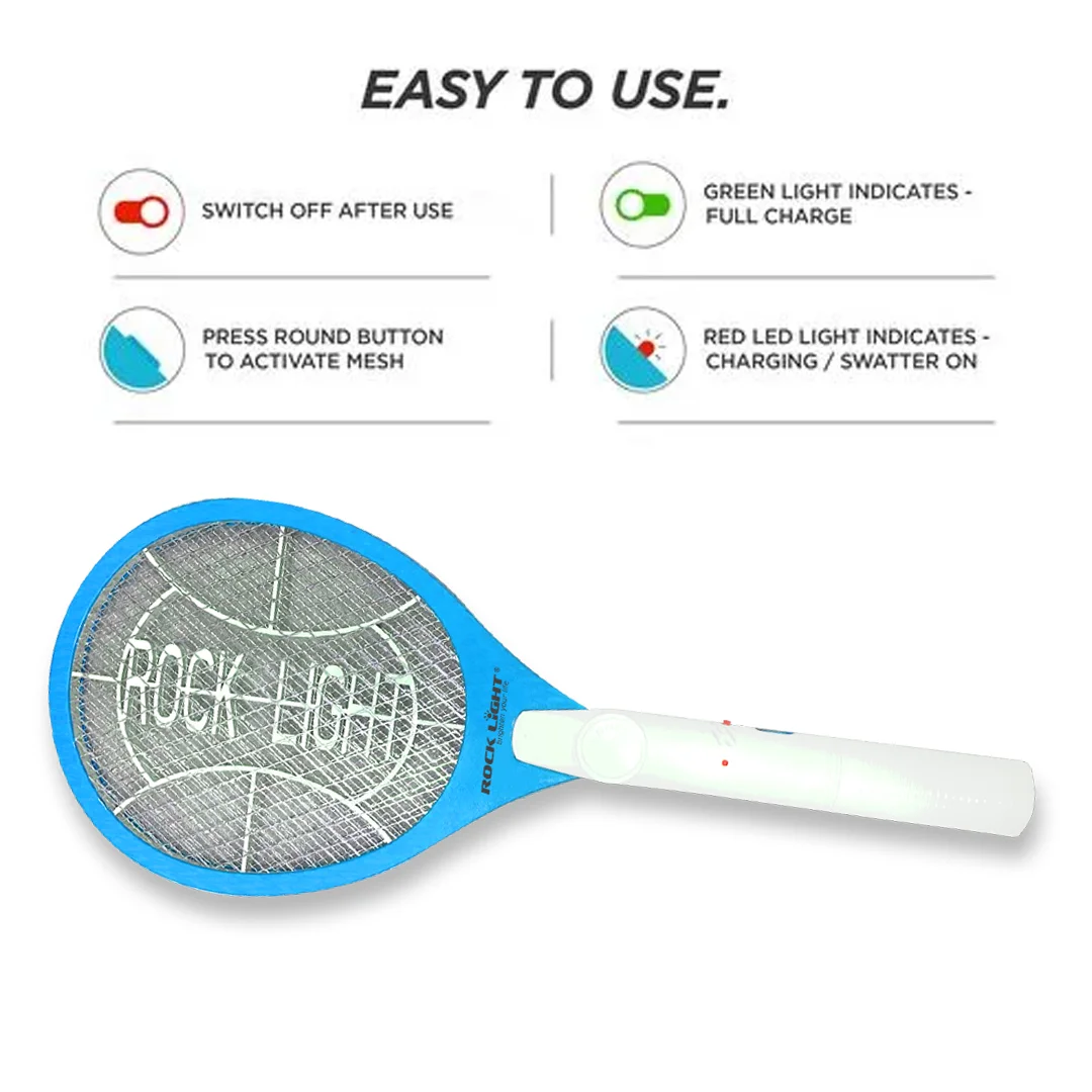 Rocklight | RL-06W | Electric Mosquito Killer Racket Bat with Wire