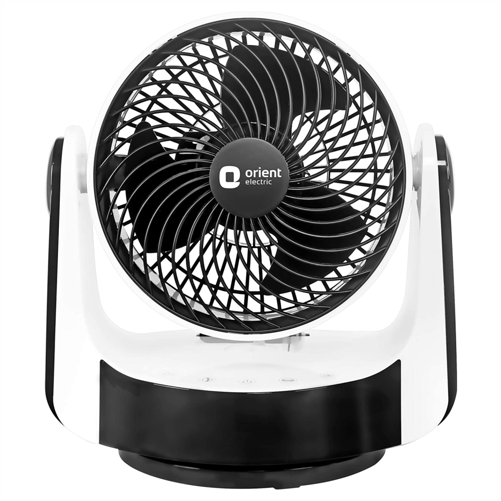 Orient Electric Auctor 200mm Circulation Fan with Remote 55 Watts (White)