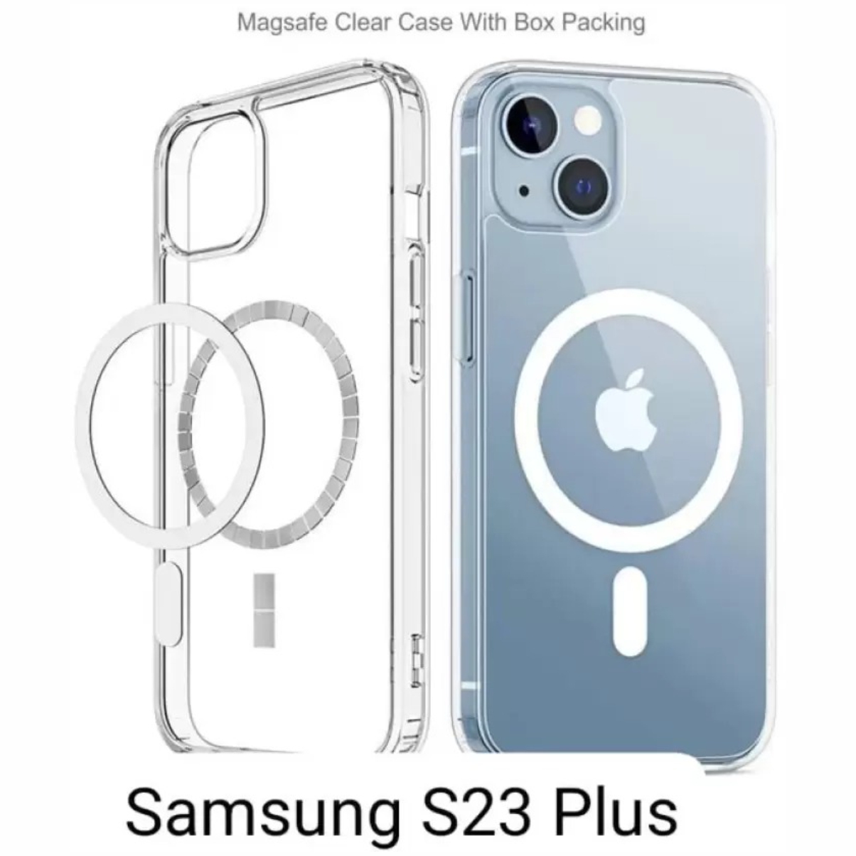 Samsung Z Fold 6 Plastic Back Cover (Transparent)