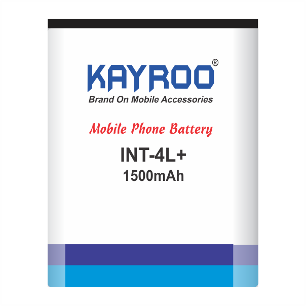 KAYROO Mobile Battery for Intex 4L+ / V5 / Killer, 1500 mAh Battery