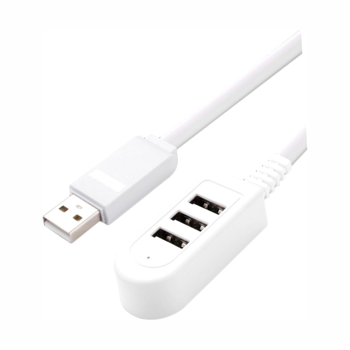 Fronix 3-Port USB 3.0 Hub with Ethernet Adapter - Gigabit Speed, Compatible with Windows PC, Laptop, MacBook Pro, USB Flash Drives and More - FRUSB-03 USB Hub (White)