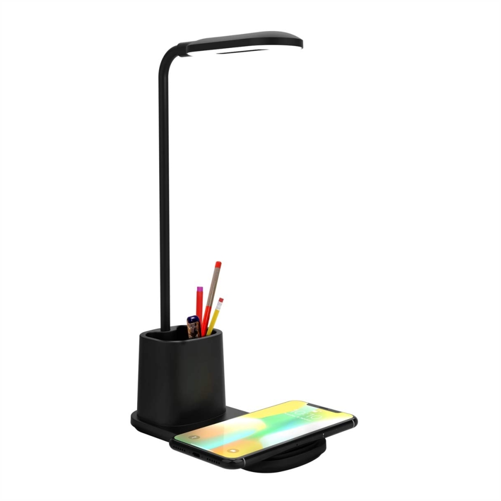 Portronics Brillo II Lamp with Wireless Charging and Lightweight with a foldable design
