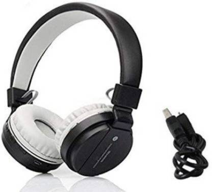 SH-12 Wireless Bluetooth Over the Ear Headphone with Mic (multicolour)