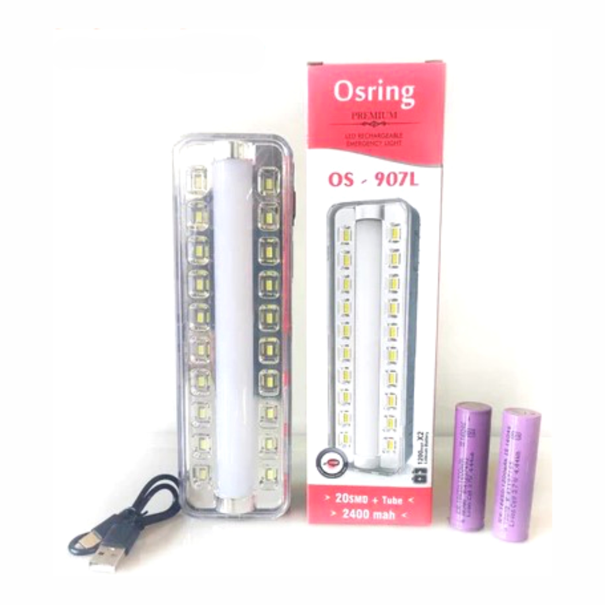 Osring OS-907L Emergency Light, Superior quality Rechargeable battery