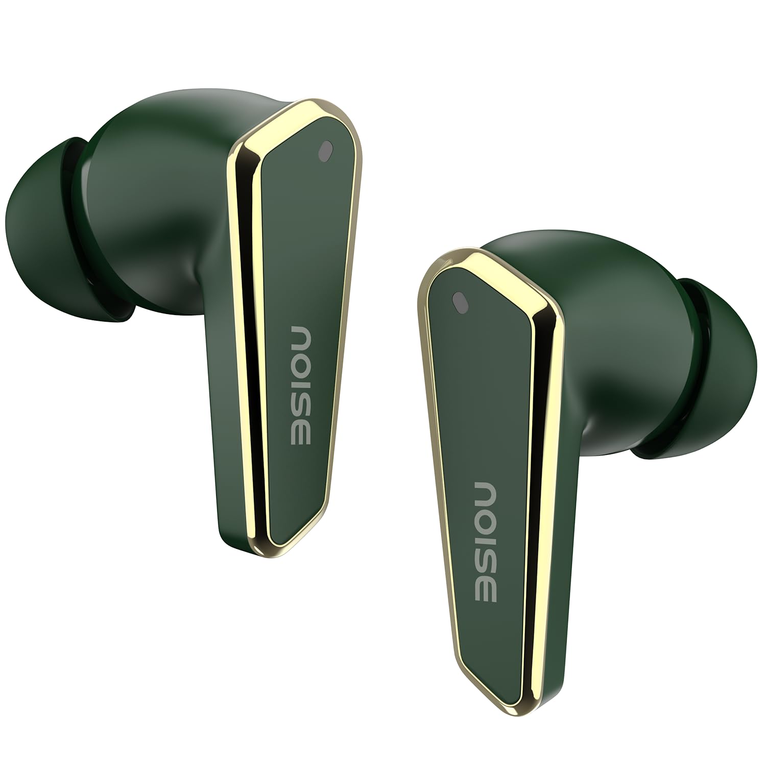 Noise Buds N1 in-Ear Truly Wireless Earbuds with Chrome Finish, 40H of Playtime, Quad Mic with ENC, Ultra Low Latency, Instacharge (10 min=120 min), BT v5.3 (Forest Green)