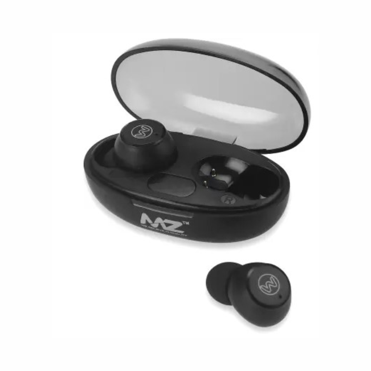 MZ Mpods 71 (Wireless Earbuds) 200mAh Battery, True Wireless Earphones, Bluetooth Headset (Black, True Wireless)