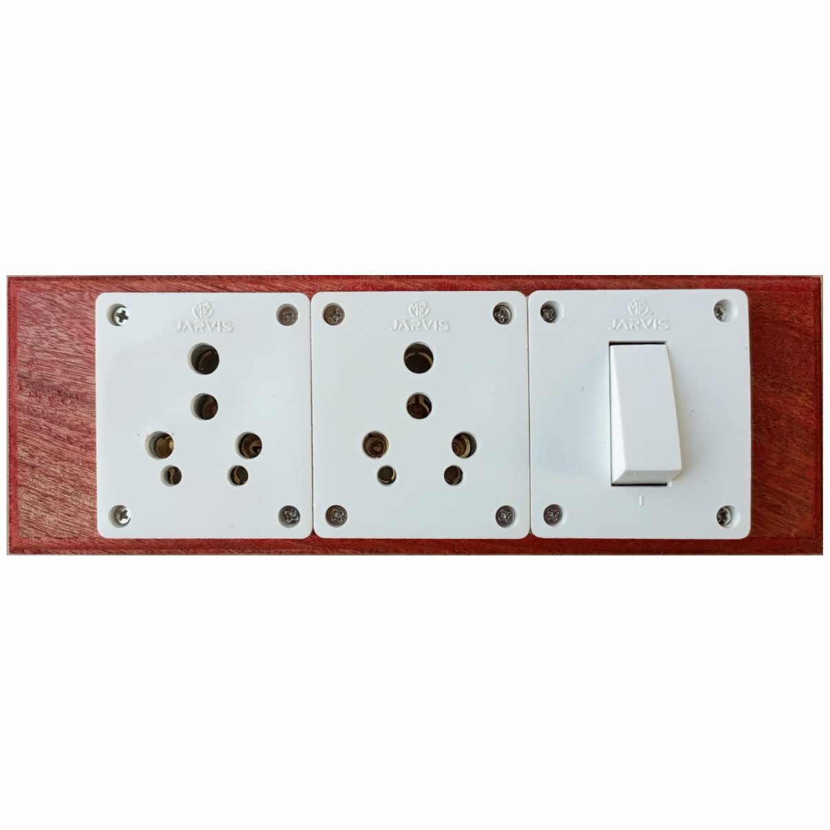 16A 1 switch 2 socket Pure wooden extension Board