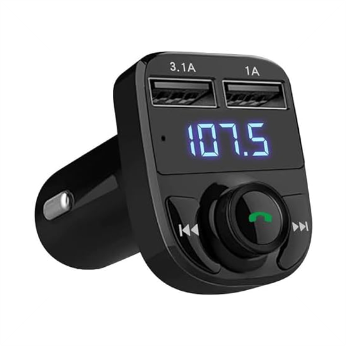 ShopCentre Universal Wireless Bluetooth FM Transmitter in-Car FM Adapter Car Kit with Hands Free Call and USB Car Charger 