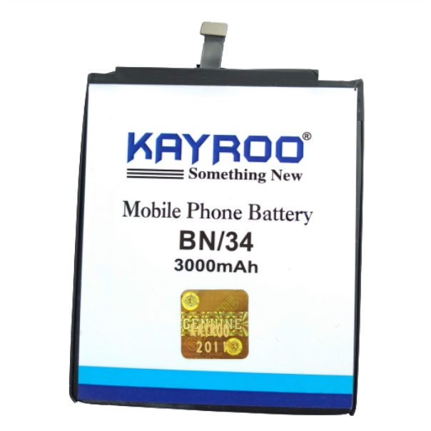 KAYROO Mobile Battery for Xiaomi REDMI 5A / Mi 5A BN34 3000mAh Genuine Battery