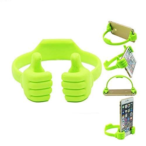 Mobile Phone Stand Newest OK Stand Thumbs up Designed Flexible Multi Angle Smart Cellphone, Tablet Desk Holder for Kitchen Office Home Travel-OK Stand-Best fit for All Mobile Phones