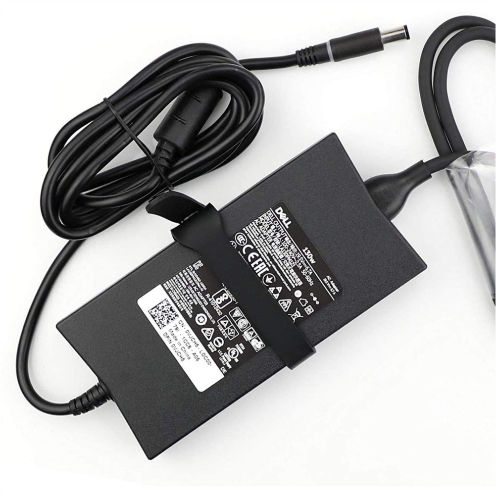 DELL Original AC 130W Adapter, Laptop Charger  (Power Cord Included)