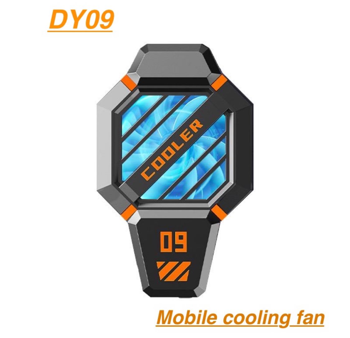 DY09 Universal Mobile Radiator Game Cooler System Cooling Fan RGB | For PUBG Gamepad Trigger Accessories
