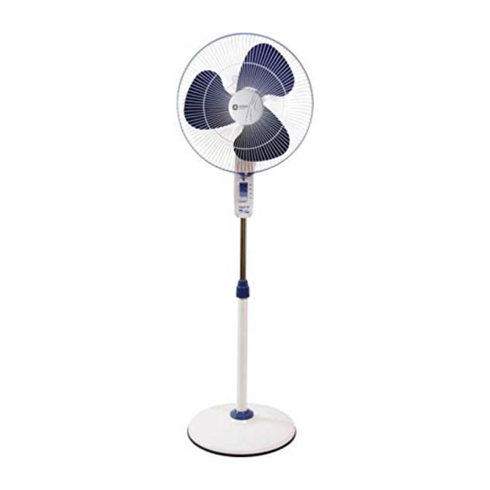 Orient Electric Stand-34 400mm High-speed 3 Blade Pedestal Fan (White)