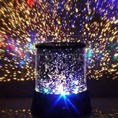 New Star Master Light Projector Night Lamp (13 cm, Black) - Multicolor LED Sky Projection
