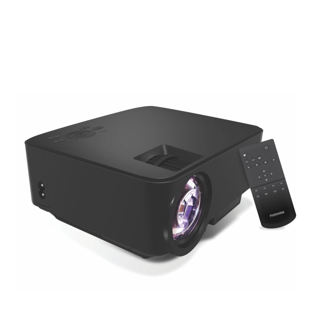 Portronics POR-624 Highly Powerful Lumens Portable LCD Projector 
