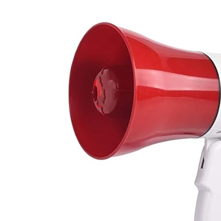 Portable Megaphone Speaker Siren Record Bullhorn - Compact and Battery Operated, with Bluetooth
